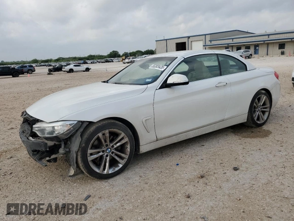 2017 BMW 4 Series 430i with VIN WBA4U7C5XH5H19230, listed as a Copart auction lot 55303435 with 98,762 mi miles and Salvage title. Bid and sale history available at DreamBid. Image 1.