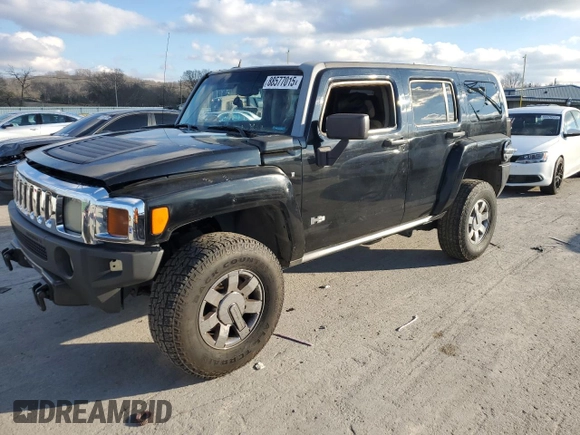 2007 Hummer H3 SUV with VIN 5GTDN13E378208104, listed as a Copart auction lot 88577015 with 274,318 mi miles and Clean Title. Bid and sale history available at DreamBid. Image 1.