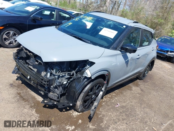 2021 Nissan Kicks SR with VIN 3N1CP5DV2ML515007, listed as a IAAI auction lot 41910801 with 53,649 mi miles and . Bid and sale history available at DreamBid. Image 18.