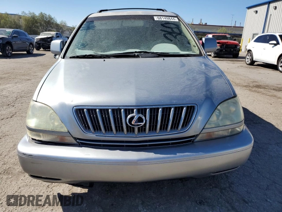 2002 Lexus RX 300 with VIN JTJHF10U120273720, listed as a Copart auction lot 68149844 with 187,115 mi miles and Salvage Title. Bid and sale history available at carsss.com. Image 5.