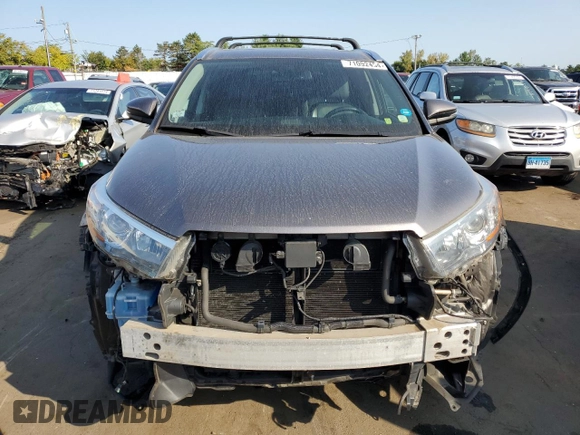 2015 Toyota Highlander Hybrid Limited with VIN 5TDDCRFHXFS009725, listed as a Copart auction lot 71092454 with 0 mi miles and Salvage Title. Bid and sale history available at carsss.com. Image 5.
