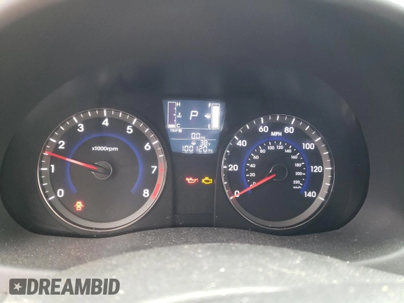 2017 Hyundai Accent SE with VIN KMHCT4AE0HU281397, listed as a Copart auction lot 35791303 with 100,120 mi miles. Bid and sale history available at carsss.com. Image 9.