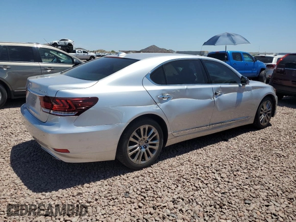 2014 Lexus LS 460 L with VIN JTHGL5EF5E5052815, listed as a Copart auction lot 54770504 with 32,567 mi miles and Salvage title. Bid and sale history available at DreamBid. Image 3.
