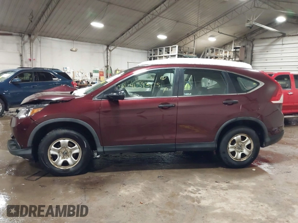 2014 Honda CR-V LX with VIN 5J6RM4H30EL047319, listed as a IAAI auction lot 41393975 with 76,124 mi miles. Bid and sale history available at carsss.com. Image 14.