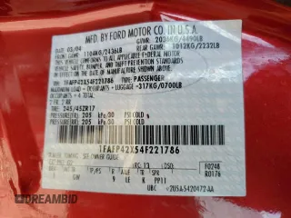 2004 Ford Mustang GT Deluxe z VIN 1FAFP42X54F221786, wystawiony jako Copart lot #47560645 z przebiegiem 138 407 mil mil oraz Szkoda całkowita • Salvage title. Historia ofert i sprzedaży dostępna na DreamBid. Obrazek 15.