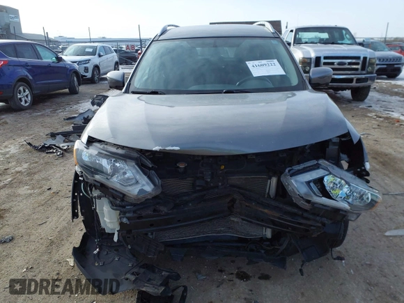 2017 Nissan Rogue SV with VIN KNMAT2MV9HP537448, listed as a IAAI auction lot 41609222 with 71,971 mi miles. Bid and sale history available at carsss.com. Image 13.