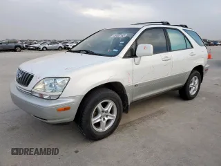 2002 Lexus RX 300 with VIN JTJGF10U520126876, listed as a Copart auction lot 49403165 with 135,345 mi miles and Salvage Title. Bid and sale history available at carsss.com. Image 1.