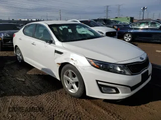 2015 Kia Optima LX with VIN KNAGM4A78F5584825, listed as a Copart auction lot 46266055 with 69,689 mi miles and Salvage Title. Bid and sale history available at DreamBid. Image 4.