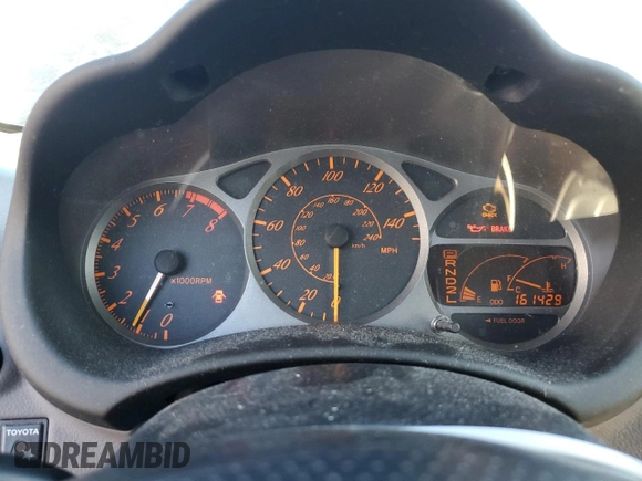 2000 Toyota Celica GT with VIN JTDDR32TXY0022339, listed as a Copart auction lot 79016024 with 161,429 mi miles and Salvage Title. Bid and sale history available at carsss.com. Image 9.