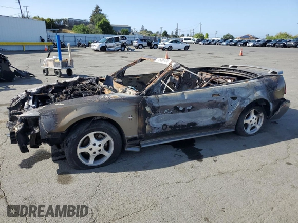 2002 Ford Mustang Deluxe z VIN 1FAFP44482F106003, wystawiony jako Copart lot #54337315 z przebiegiem Nie podano mil oraz Nie do naprawy • Non repairable. Historia ofert i sprzedaży dostępna na DreamBid. Obrazek 1.
