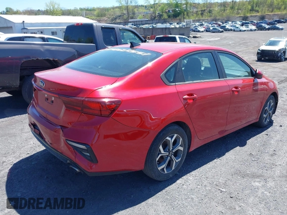 2021 Kia Forte LXS with VIN 3KPF24AD6ME299861, listed as a IAAI auction lot 42146614 with 54,896 mi miles. Bid and sale history available at carsss.com. Image 4.