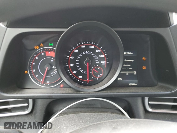 2023 Hyundai Elantra SEL with VIN KMHLM4AG3PU372242, listed as a Copart auction lot 58387375 with 13,746 mi miles and Salvage title. Bid and sale history available at DreamBid. Image 9.