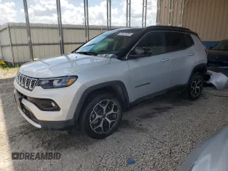 2025 Jeep Compass Limited with VIN 3C4NJDCN9ST523041, listed as a Copart auction lot 63280345 with 8,049 mi miles and Clean title. Bid and sale history available at DreamBid. Image 1.