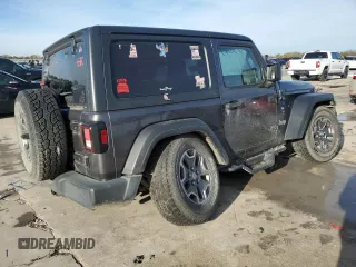 2021 Jeep Wrangler Sport with VIN 1C4GJXAN9MW520764, listed as a Copart auction lot 82429884 with Not Provided miles and Salvage Title. Bid and sale history available at DreamBid. Image 3.