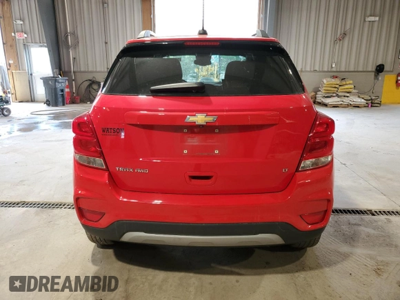2018 Chevrolet Trax LT with VIN 3GNCJPSB0JL223720, listed as a Copart auction lot 53514395 with 60,520 mi miles and Salvage Title. Bid and sale history available at DreamBid. Image 6.