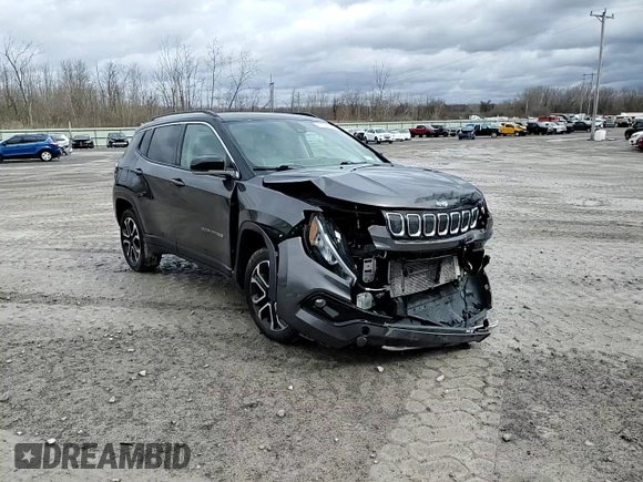 2022 Jeep Compass Limited z VIN 3C4NJDCB6NT188668, wystawiony jako Copart lot #51358705 z przebiegiem 64 935 mil mil oraz Szkoda całkowita • Salvage title. Historia ofert i sprzedaży dostępna na DreamBid. Obrazek 14.
