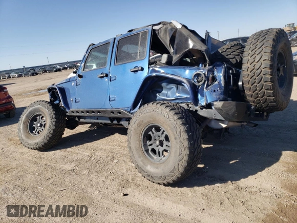 2010 Jeep Wrangler Unlimited Rubicon with VIN 1J4BA6H11AL154703, listed as a Copart auction lot 48301865 with 110,762 mi miles and Non repairable. Bid and sale history available at DreamBid. Image 2.