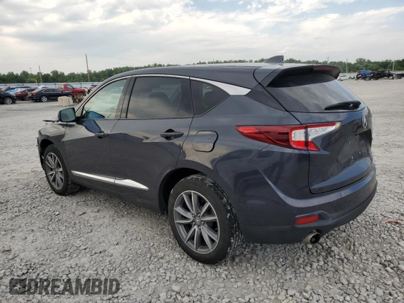 2021 Acura RDX w/Technology Package with VIN 5J8TC2H58ML029221, listed as a Copart auction lot 58060183 with 44,338 mi miles. Bid and sale history available at carsss.com. Image 2.