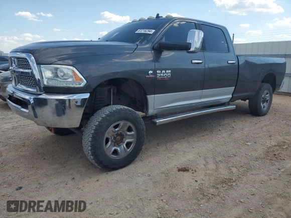 2014 Ram 3500 Laramie with VIN 3C63R3JLXEG248649, listed as a Copart auction lot 61216294 with Not Provided miles and Salvage Title. Bid and sale history available at carsss.com. Image 1.