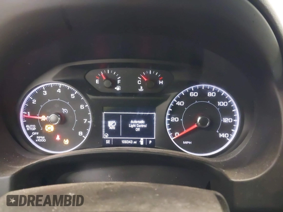 2018 GMC Terrain SLE with VIN 3GKALTEV0JL361531, listed as a IAAI auction lot 40997651 with 109,343 mi miles. Bid and sale history available at carsss.com. Image 7.