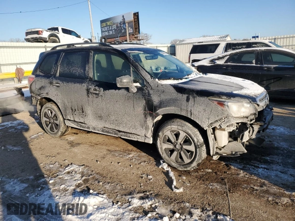 2017 Subaru Forester Premium with VIN JF2SJAECXHH575686, listed as a Copart auction lot 44991915 with 75,741 mi miles and Salvage Title. Bid and sale history available at carsss.com. Image 4.