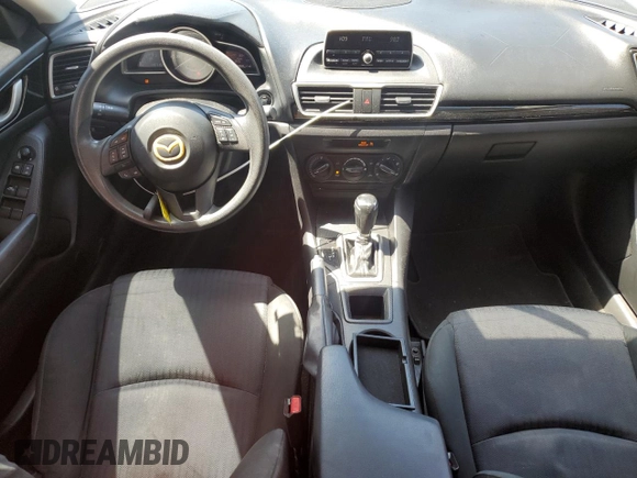 2014 Mazda 3 i Sport with VIN JM1BM1U7XE1184715, listed as a Copart auction lot 49257115 with 110,715 mi miles and Salvage Title. Bid and sale history available at DreamBid. Image 8.
