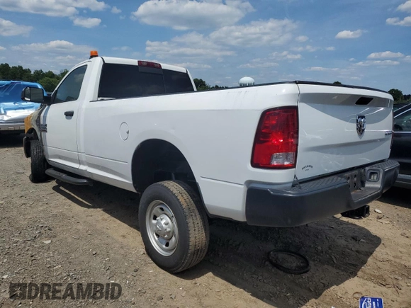 2016 Ram 2500 Tradesman with VIN 3C6LR5AT4FG592216, listed as a Copart auction lot 60850054 with 0 mi miles and Salvage Title. Bid and sale history available at carsss.com. Image 2.