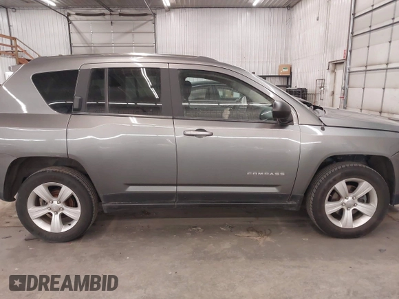 2013 Jeep Compass Sport with VIN 1C4NJDBBXDD225517, listed as a IAAI auction lot 41271099 with 168,204 mi miles. Bid and sale history available at carsss.com. Image 14.