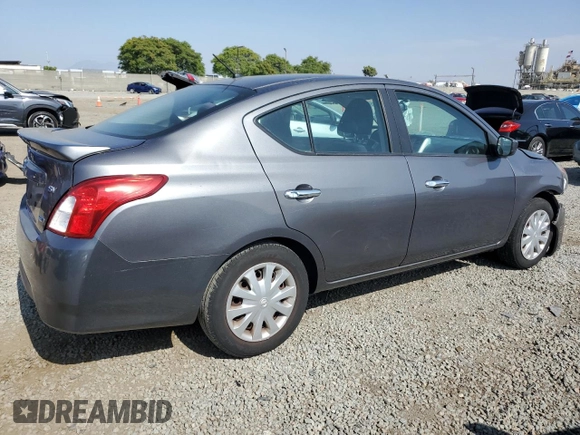 2016 Nissan Versa S with VIN 3N1CN7APXGL819150, listed as a Copart auction lot 59051605 with 124,360 mi miles and Salvage title. Bid and sale history available at DreamBid. Image 3.