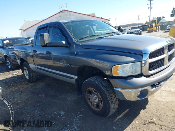 2004 Dodge 2500 SLT with VIN 3D7KU28D34G236830, listed as a IAAI auction lot 41758027 with 221,683 mi miles. Bid and sale history available at carsss.com. Image 1.
