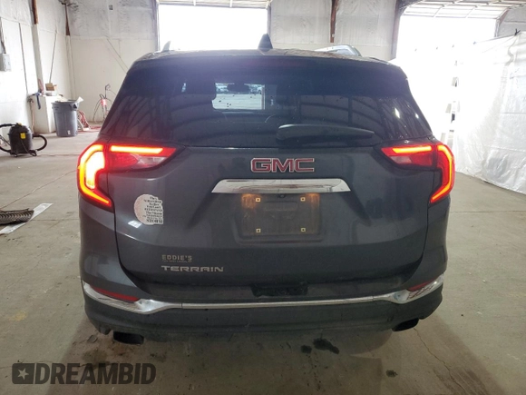 2020 GMC Terrain SLT with VIN 3GKALPEX3LL265453, listed as a Copart auction lot 55657345 with 160,223 mi miles and Salvage title. Bid and sale history available at DreamBid. Image 6.