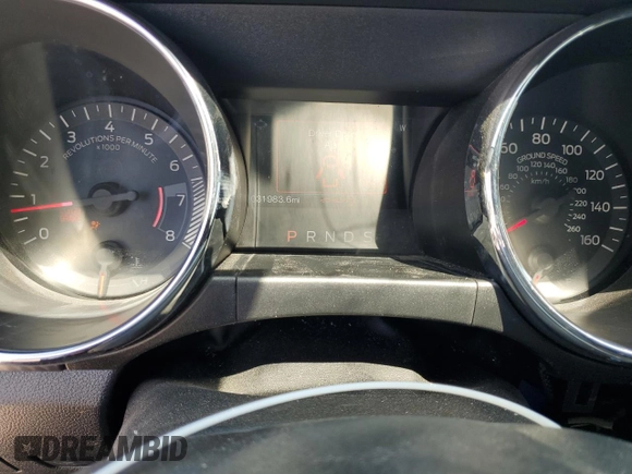 2015 Ford Mustang EcoBoost with VIN 1FA6P8TH6F5418165, listed as a Copart auction lot 59637885 with 31,983 mi miles and Salvage title. Bid and sale history available at DreamBid. Image 9.