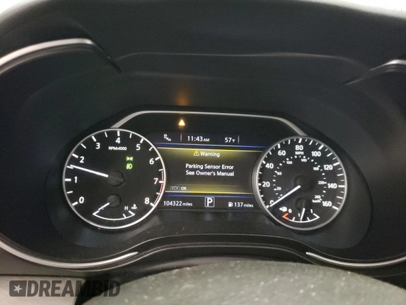 2016 Nissan Maxima 3.5 SV with VIN 1N4AA6AP7GC377987, listed as a Copart auction lot 55525155 with 104,322 mi miles and Salvage Title. Bid and sale history available at carsss.com. Image 9.