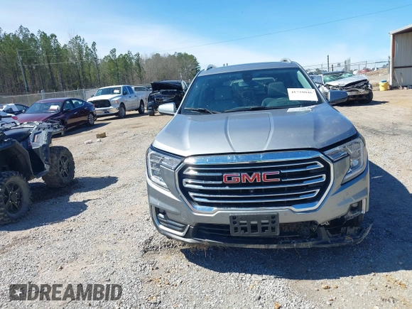 2023 GMC Terrain SLT z VIN 3GKALPEG0PL253752, wystawiony jako IAAI lot #41728046 z przebiegiem 35 829 mil mil oraz . Historia ofert i sprzedaży dostępna na DreamBid. Obrazek 12.