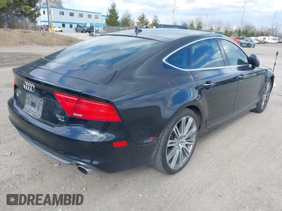 2012 Audi A7 Prestige with VIN WAU2GAFCXCN140900, listed as a IAAI auction lot 41899216 with 112,357 mi miles and . Bid and sale history available at DreamBid. Image 4.