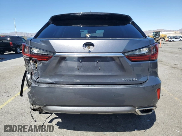 2018 Lexus RX with VIN 2T2ZZMCA9JC116728, listed as a Copart auction lot 49456445 with 60,338 mi miles and Salvage Title. Bid and sale history available at carsss.com. Image 6.