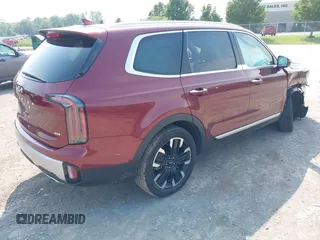 2023 Kia Telluride SX X-Pro with VIN 5XYP5DGC8PG376862, listed as a IAAI auction lot 42481710 with 17,517 mi miles and . Bid and sale history available at DreamBid. Image 4.