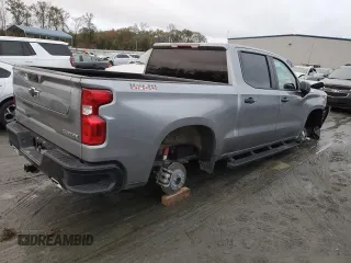 2024 Chevrolet Silverado 1500 Custom Trail Boss with VIN 3GCUDCE81RG175291, listed as a Copart auction lot 80973244 with 14,674 mi miles and Salvage Title. Bid and sale history available at carsss.com. Image 3.