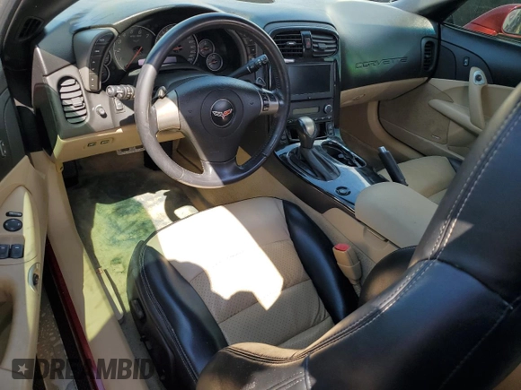 2008 Chevrolet Corvette with VIN 1G1YY36W685125813, listed as a Copart auction lot 73927464 with 0 mi miles and Non Repairable. Bid and sale history available at carsss.com. Image 8.