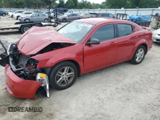 2014 Dodge Avenger SE with VIN 1C3CDZAG5EN218516, listed as a Copart auction lot 60878695 with 125,624 mi miles and Salvage title. Bid and sale history available at DreamBid. Image 1.