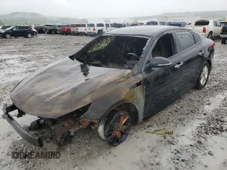 2016 Kia Optima LX z VIN 5XXGT4L32GG025252, wystawiony jako Copart lot #55156205 z przebiegiem Nie podano mil oraz Nie do naprawy • Non repairable. Historia ofert i sprzedaży dostępna na DreamBid. Obrazek 1.