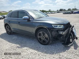 2018 Audi SQ5 Premium Plus with VIN WA1A4AFY3J2156464, listed as a Copart auction lot 54524195 with 40,237 mi miles and Salvage Title. Bid and sale history available at carsss.com. Image 4.