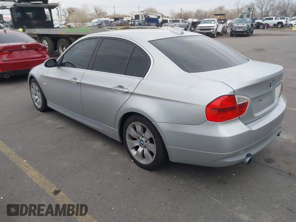 2007 BMW 3 Series 335xi with VIN WBAVD53597A008548, listed as a IAAI auction lot 41471614 with Not Provided miles and . Bid and sale history available at carsss.com. Image 3.