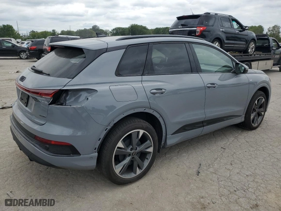2023 Audi Q4 e-tron Prestige with VIN WA1M2BFZ4PP046357, listed as a Copart auction lot 66004024 with 8,370 mi miles and Salvage Title. Bid and sale history available at carsss.com. Image 3.