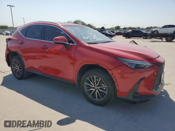 2022 Lexus NX with VIN 2T2GDCAZ0NC002034, listed as a Copart auction lot 86755314 with 0 mi miles and Salvage Title. Bid and sale history available at carsss.com. Image 4.
