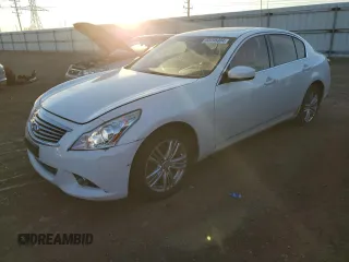 2011 Infiniti G25 x with VIN JN1DV6AR5BM650041, listed as a Copart auction lot 83795004 with 151,927 mi miles and Salvage Title. Bid and sale history available at DreamBid. Image 1.