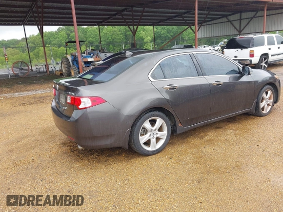 2010 Acura TSX with VIN JH4CU2F68AC029379, listed as a IAAI auction lot 42060753 with 156,105 mi miles. Bid and sale history available at carsss.com. Image 4.