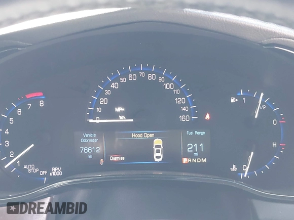 2016 Cadillac CTS Sedan Luxury Collection RWD with VIN 1G6AR5SX8G0167026, listed as a IAAI auction lot 41526996 with 76,612 mi miles. Bid and sale history available at carsss.com. Image 7.