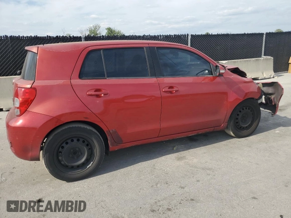 2008 Scion xD with VIN JTKKU10488J015480, listed as a Copart auction lot 53809835 with 182,676 mi miles and Salvage Title. Bid and sale history available at DreamBid. Image 3.