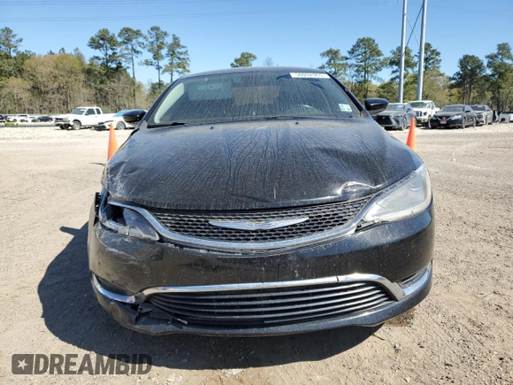 2015 Chrysler 200 Limited with VIN 1C3CCCAB1FN693585, listed as a Copart auction lot 50092965 with 135,648 mi miles and Salvage title. Bid and sale history available at DreamBid. Image 5.